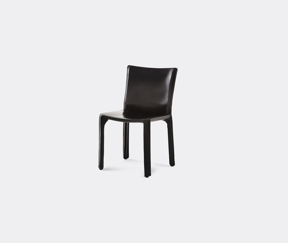 Cassina 'Cab 412' chair, leather, black