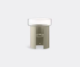 LSA International 'Terrazza' planter, clear and concrete grey, wide TRANSPARENT LSAI22TER169TRA