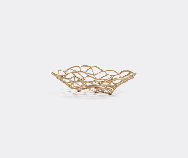 Tom Dixon 'Bone' bowl BRASS TODI15BON008GOL