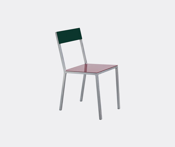 Valerie_objects 'Alu' chair, burgundy green