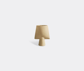101 Copenhagen 'Sphere' square vase, mini, sand BEIGE COPH21SPH712BEI