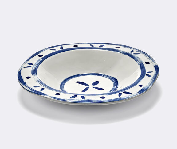 Serax 'Line-Up 02' serving bowl, blue and white undefined ${masterID}