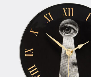 Fornasetti 'Serratura' desk clock GOLD FORN25DES610MUL