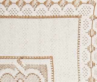 La DoubleJ 'Lacy' tablecloth, large, solid white smoke GREY LADJ25LAC332MUL