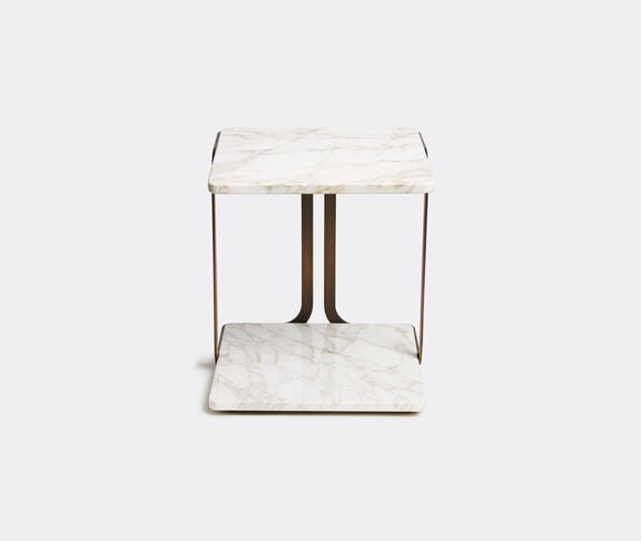 Marta Sala Éditions Harry Side Table bronze, white ${masterID} 2