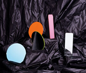 Pulpo 'Dita' table mirror, blue light blue PULP22DIT317MUL