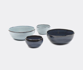 Serax 'Pure' bowls, set of four BLUE SERA22ENS156BLU