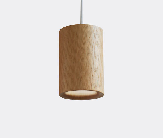 Case Furniture 'Solid Pendant' light, cylinder, oak