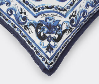 Dolce&amp;Gabbana Casa 'Maiolica' cushion, blue BLUE DGCA26OUT521BLU