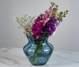 KLIMCHI &#39;Marika&#39; vase, blue smoke BLUE KLIM25UND932BLU