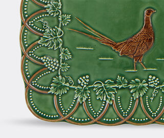 Bordallo Pinheiro 'Bosque' pheasant tray MULTICOLOUR BOPI22BOS971MUL