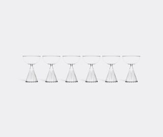 Ichendorf Milano 'Tutu' champagne glass, set of six TRANSPARENT ICMI24TUT081TRA