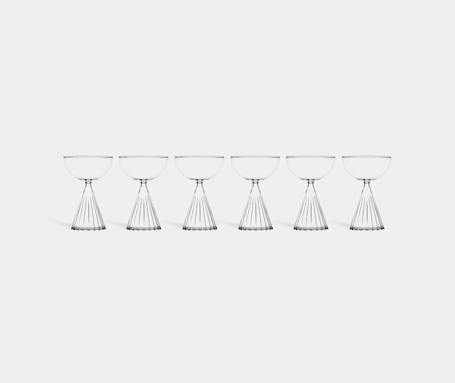 Ichendorf Milano 'Tutu' champagne glass, set of six TRANSPARENT ICMI24TUT081TRA
