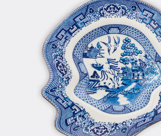 Seletti 'Classic on Acid, Glitchy Willow' dessert plate BLUE SELE23DES312MUL