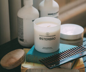 Scent of Copenhagen '&Oslash;sterbro' candle WHITE SCCO20OST648WHI