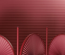 Dante - Goods And Bads &#39;Minima Moralia&#39; room divider, bordeaux BURGUNDY DANT17MIN451RED