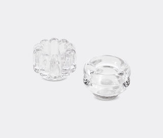 Tom Dixon 'Press' tealight, vertical TRANSPARENT TODI20PRE454TRA