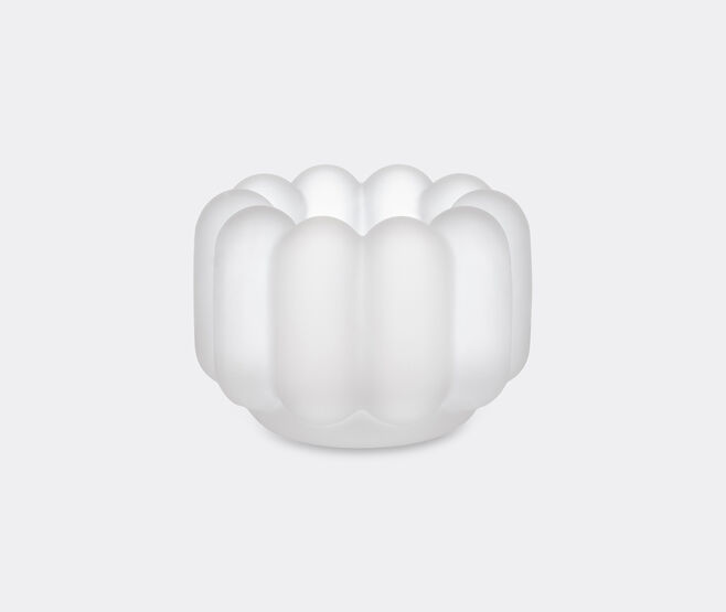 Tom Dixon 'Press' tealight holder, vertical, frosted WHITE TODI26PRE710WHI