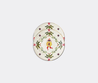 La DoubleJ 'Citrus Scarabs' dessert plate, set of two MULTICOLOUR LADJ22DES984MUL