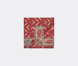Pierre-Louis Mascia 'Cerbiattoott' napkin, chevron red RED PLMA26CER716RED