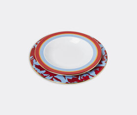 La DoubleJ &#39;Roman Holiday Vino&#39; soup and dinner plate set MULTICOLOUR LADJ22SOU598MUL