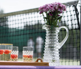 KLIMCHI &#39;Hobnail Jug&#39; tall, clear TRANSPARENT KLIM22HOB051TRA