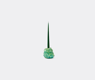 Mineral Series 'Crystal' candlestick holder, turquoise GREEN MISE26CAN547GRN