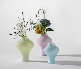 NasonMoretti 'AS16' vase, opaline rose PINK NAMO25AS1961PIN