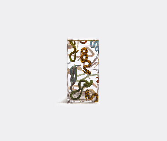 Seletti Glass Vase "Toiletpaper" Cm.15X15 H.30 - Snakes undefined ${masterID} 2