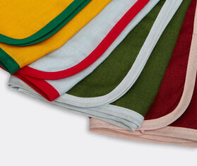 La DoubleJ 'Rainbow Mix' large napkin, set of four MULTICOLOUR LADJ22LAR922MUL