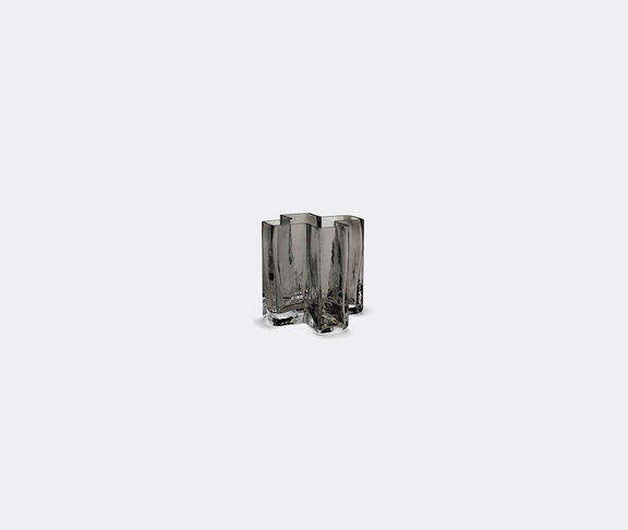 Holmegaard 'Crosses' vase smoke, small Smoke ${masterID}