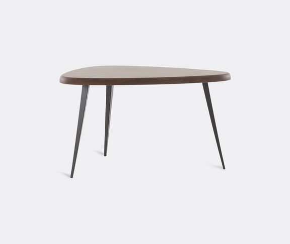 Cassina Mexique - Triangular Table In American Walnut Solid Wood  undefined ${masterID} 2