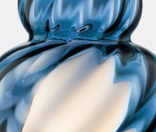 NasonMoretti 'Bibendum' table lamp, optic twist, avio blue MULTICOLOUR NAMO26BIB862BLU