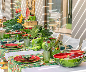 Bordallo Pinheiro 'Melancia' salad bowl MULTICOLOUR BOPI22MEL393MUL