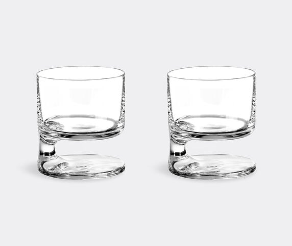 Arnolfo di Cambio 'Smoke' old fashioned tumbler glass, set of two, clear TRANSPARENT ARCA26SMO036TRA
