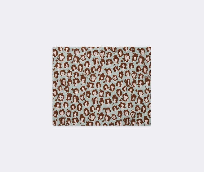 La DoubleJ 'Lady Leopard Acqua' tablemat, set of two MULTICOLOUR LADJ22TAB597MUL