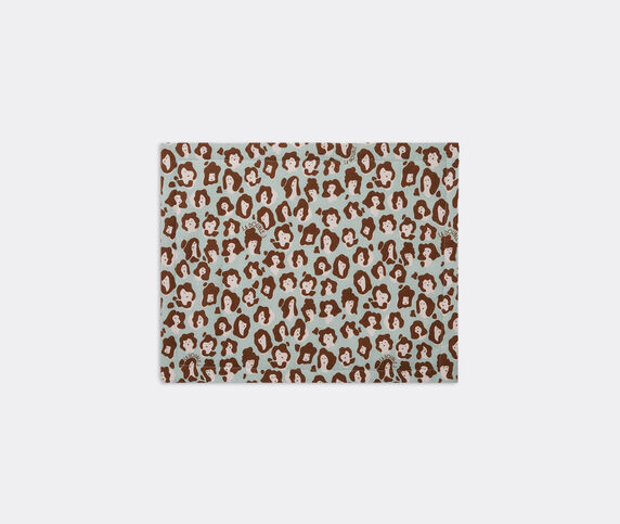 La DoubleJ 'Lady Leopard Acqua' tablemat, set of two Multicolor LADJ22TAB597MUL