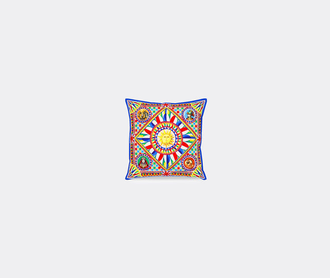 Dolce&Gabbana Casa 'Carretto Siciliano' canvas cushion, small MULTICOLOUR DGCA22CAN070MUL
