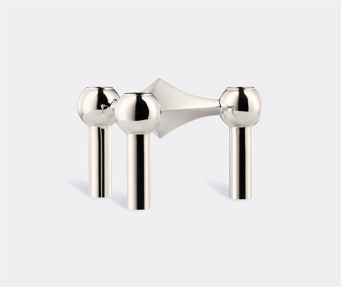 Stoff Nagel '' Candle Holder In Chrome
