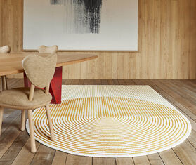 GAN &#39;Ply&#39; rug, yellow BROWN GANR20PLY341BRW