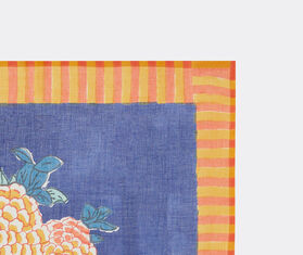Lisa Corti 'Arabesque Corolla' napkin, set of four, blue and orange MULTICOLOUR LICO23NAP214MUL