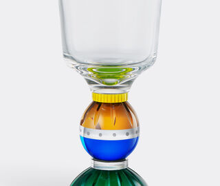 Reflections Copenhagen 'Ascot' tall crystal glass, set of two MULTICOLOUR REFL21ASC073MUL