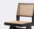 Cassina 'Capitol Complex' chair with Vienna straw seat Black CASS21CAP817BEI