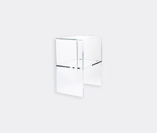 VESTA 'Vega 2.0' bedside table, transparent TRANSPARENT VEST25VEG489TRA