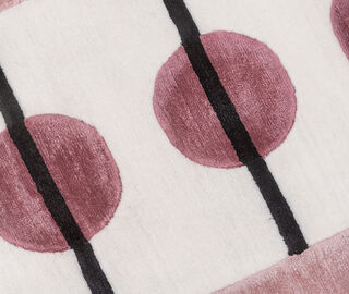 Illulian 'Guitar' rug PINK ILLU23GUI623PIN