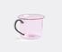 Hay Borosilicate cup, set of two, pink Pink with grey handle HAY120BOR325PIN