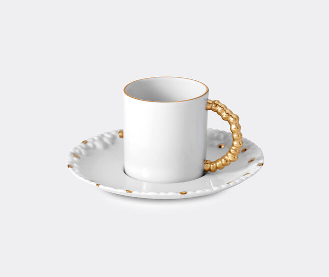 L'Objet 'Mojave' espresso cup & saucer MULTICOLOUR LOBJ21EXP295WHI