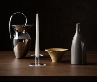Audo Copenhagen 'Strandgade' stem vase OLIVE MENU22STR799OLI