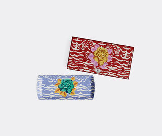 Lisa Corti 'Indian Tiger' tray, lilac multicolor LILAC LICO25REC602LIL