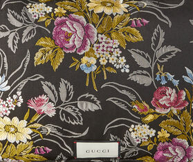 Gucci 'Kingsnake' velvet cushion RED GUCC18CUS872RED